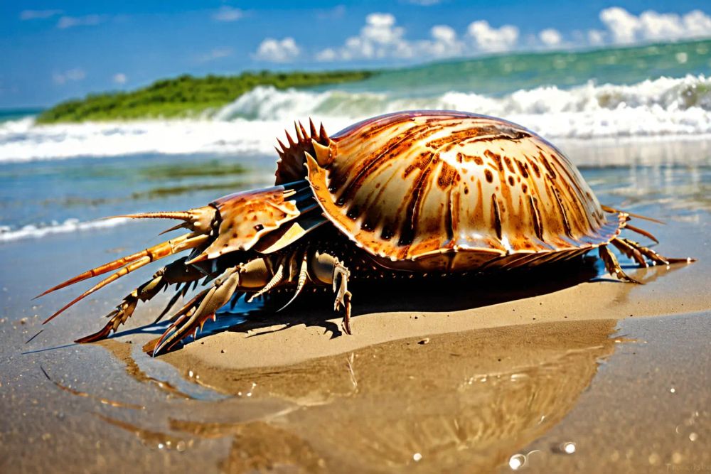 Prompt: NSFW, Horseshoe Crab, Sir Thomas Lawrence style, HD, sharp focus, stunningly beautiful, typographic art, stylized, intricate, detailed, artistic, text-based

Negative prompt: ugly, deformed, noisy, blurry, low contrast, realism, photorealistic, extra eyes, bad eyes, ugly eyes, imperfect eyes, deformed pupils, deformed iris, cross-eyed, poorly drawn face, bad face, fused face, ugly face, worst face, unrealistic skin texture, out of frame, poorly drawn hands, cloned face, double face, blurry, bad quality

Text model: llama3

Image model: PixelAhuskay