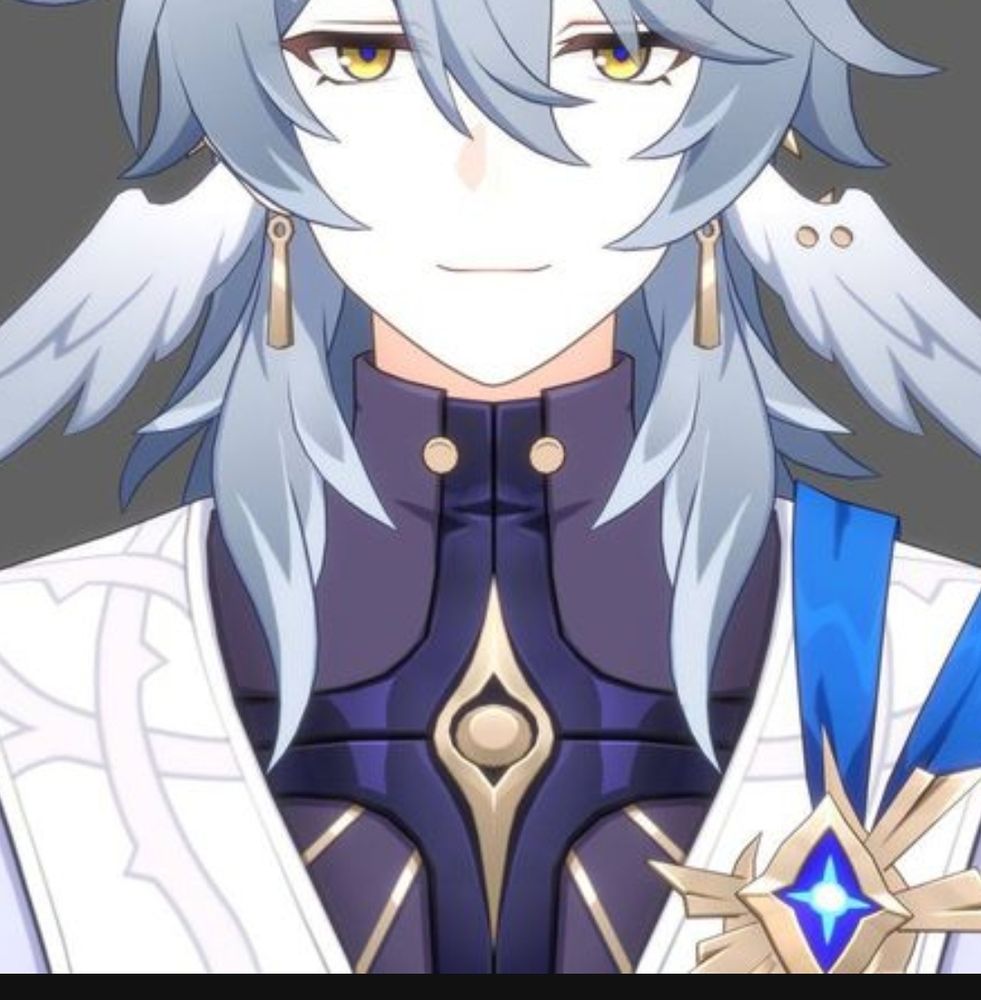 a similar cross and eye motif on Sunday's (NPC) outfit.