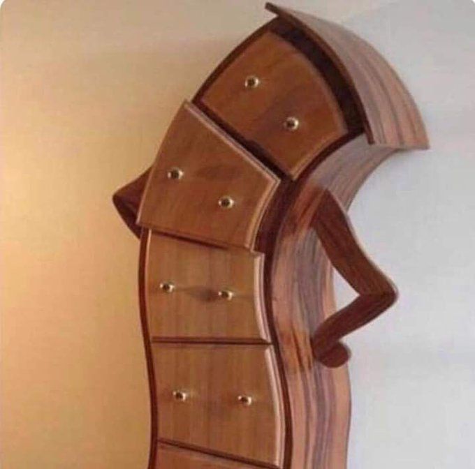 A confused dresser. 
