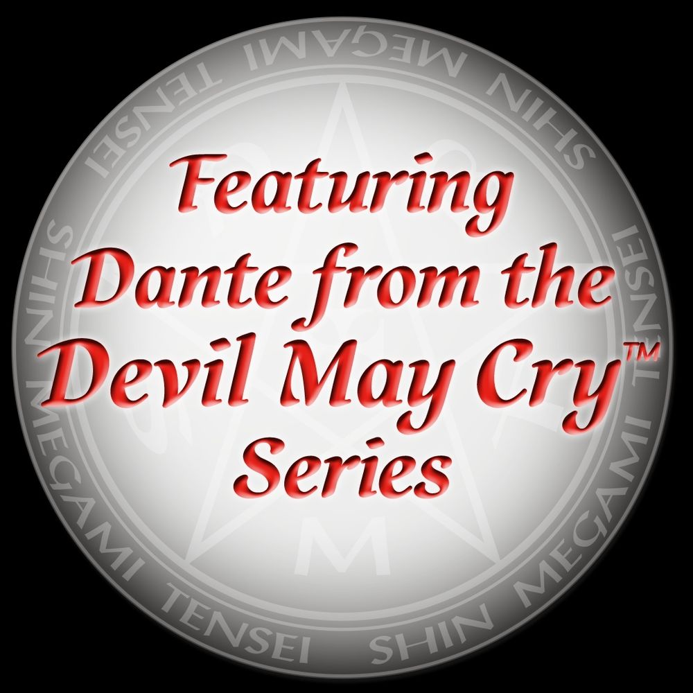 Logo used for SMT3 boxart, "featuring Dante from the Devil May Cry series"