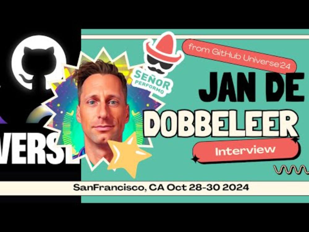 GitHub Star Jan De Dobbeleer at GitHub Universe 2024