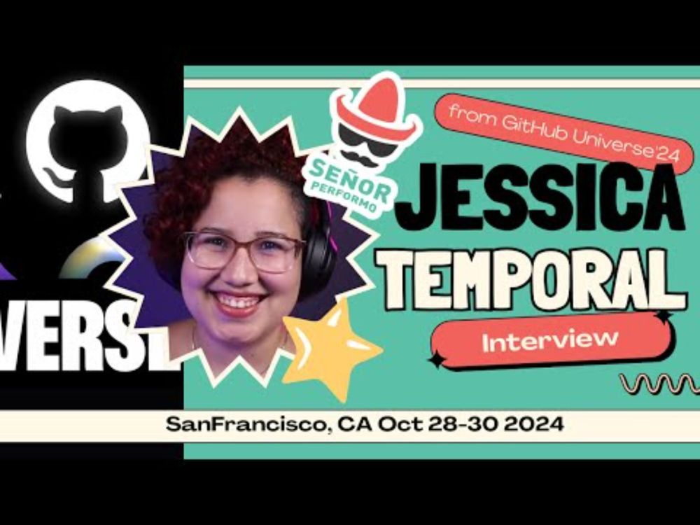 GitHub Star Jessica Temporal at GitHub Universe 2024