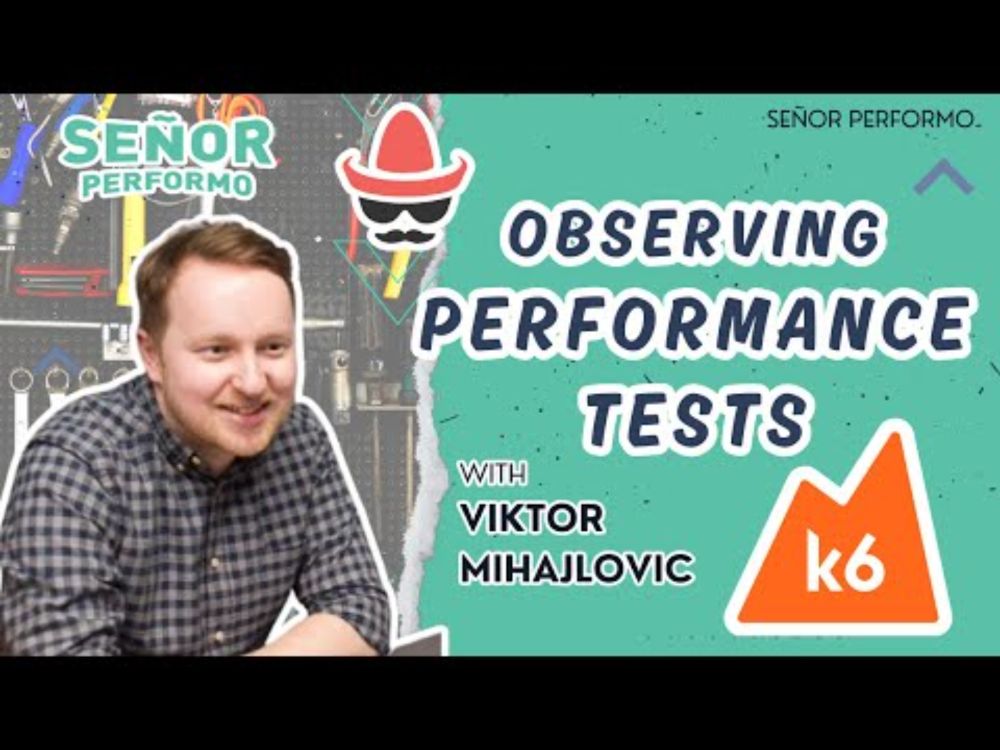 Observe performance tests with Viktor Mihajlovic
