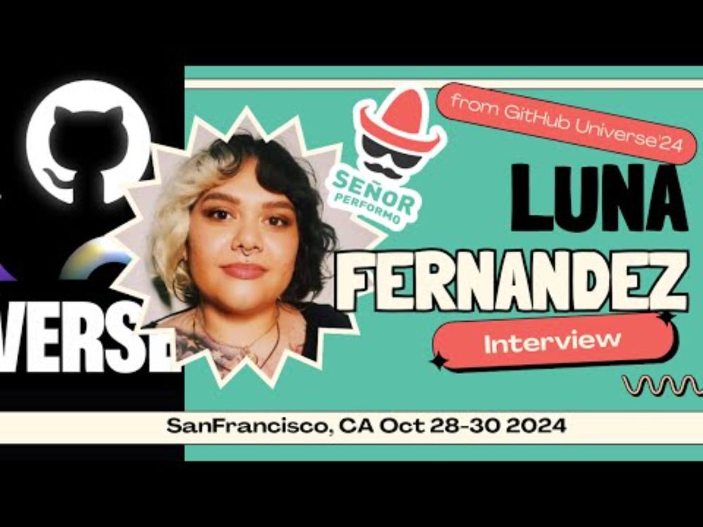 Chatting with Luna Fernandez at GitHub Universe 2024