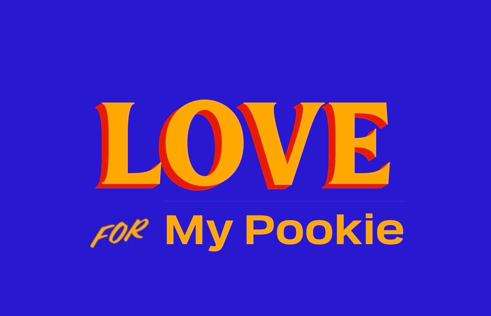 Love for my Pookie in the style of Zohran posters