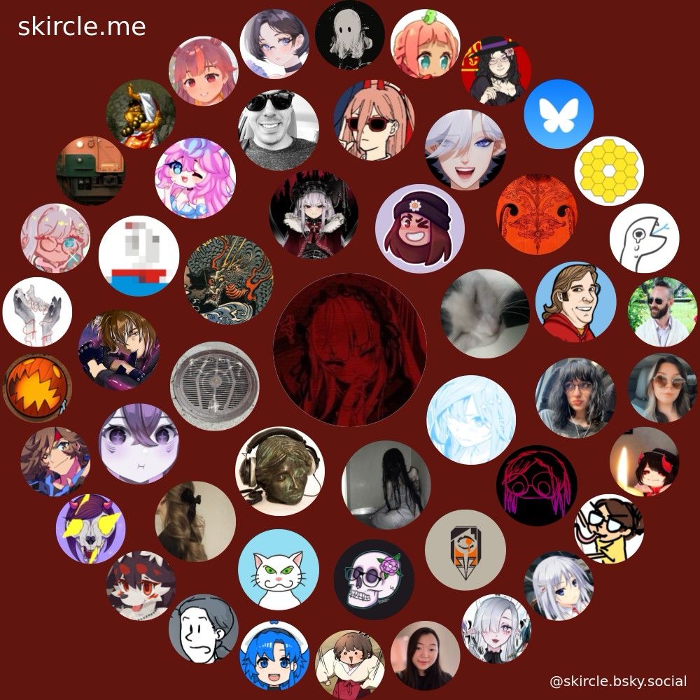 an image of my “skircle”, generated by skircle.me