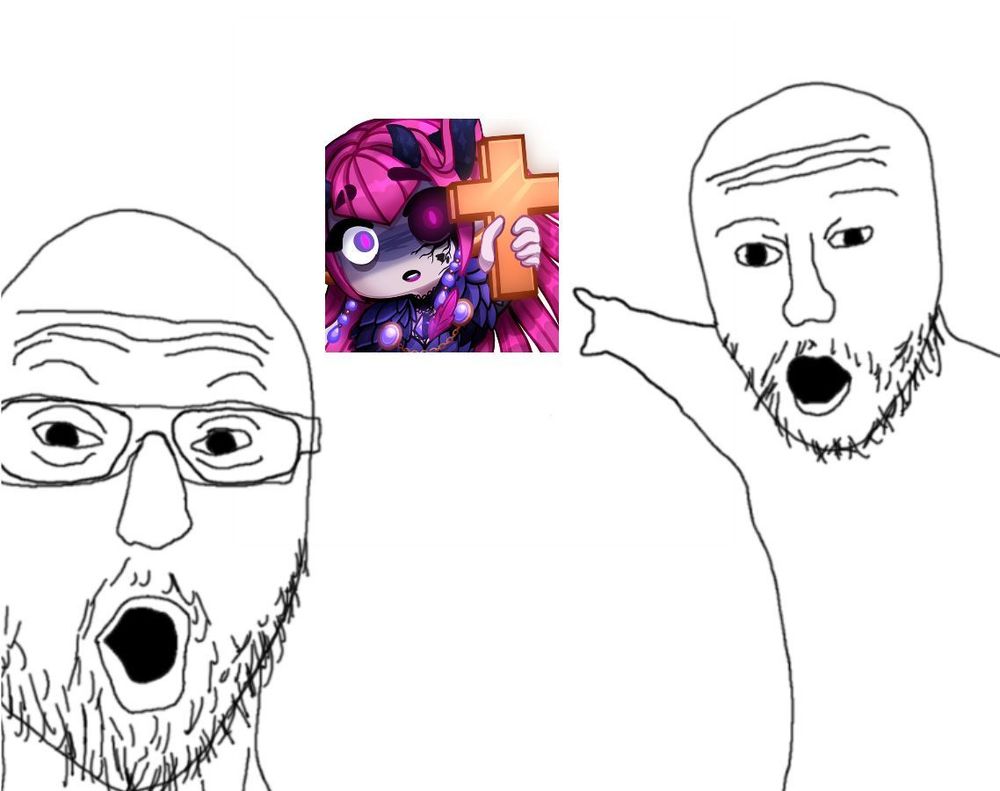 point meme with a custom emote