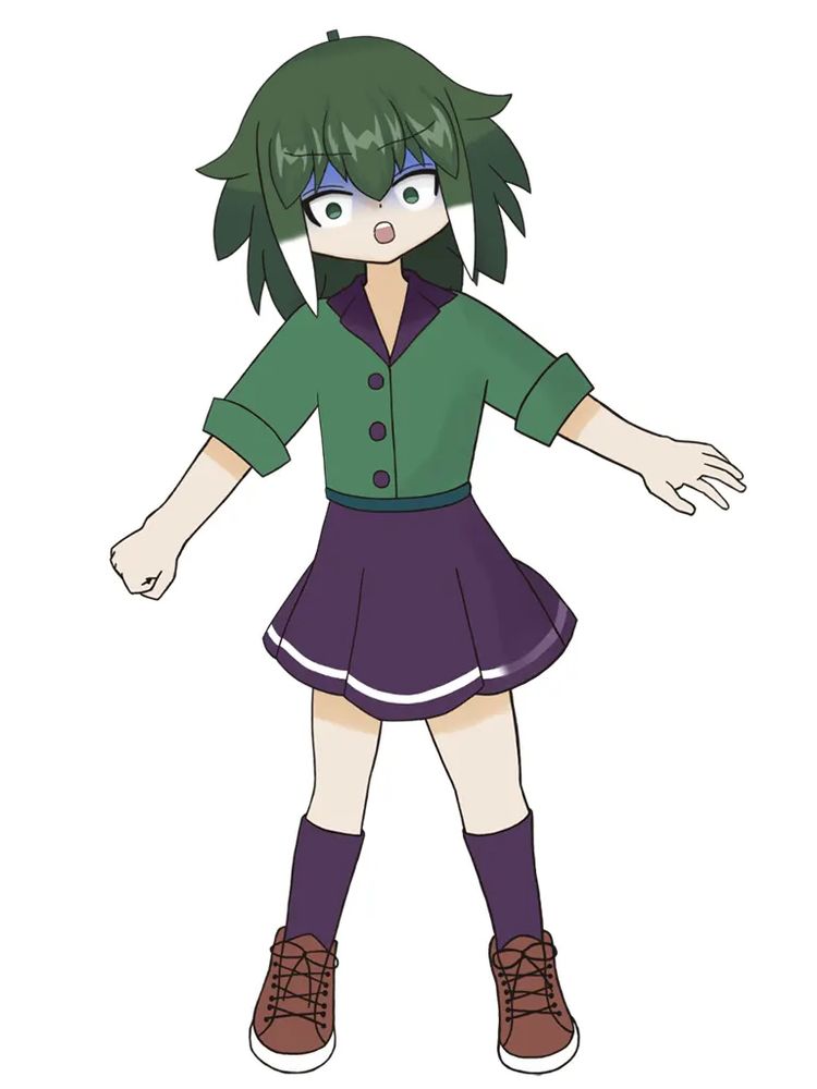 Live2Dで作成した「蒼井よもぎ」のLive2Dモデル