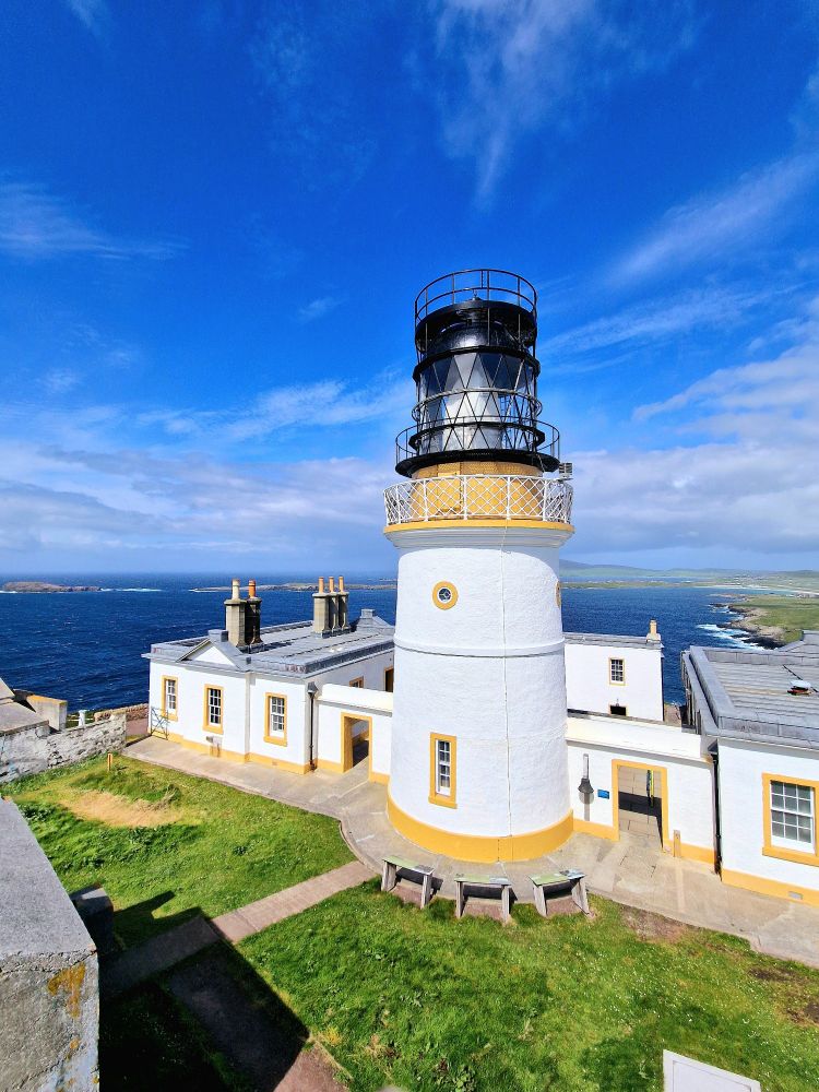 Sumburgh Lighthouse te Shetland. 