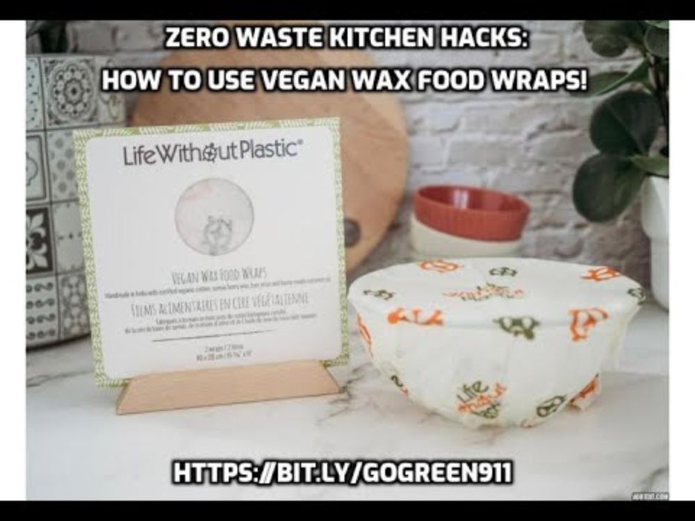 Zero Waste Kitchen Hacks   How to Use Vegan Wax Food Wraps!