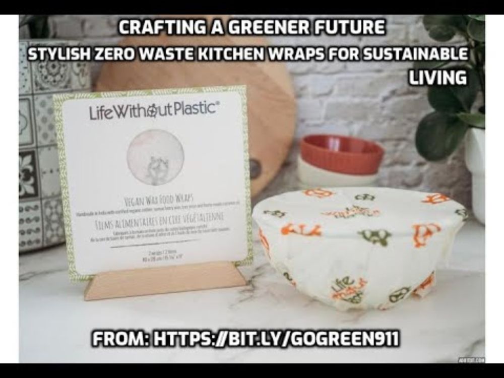 Crafting a Greener Future   Stylish Zero Waste Kitchen Wraps for Sustainable Living