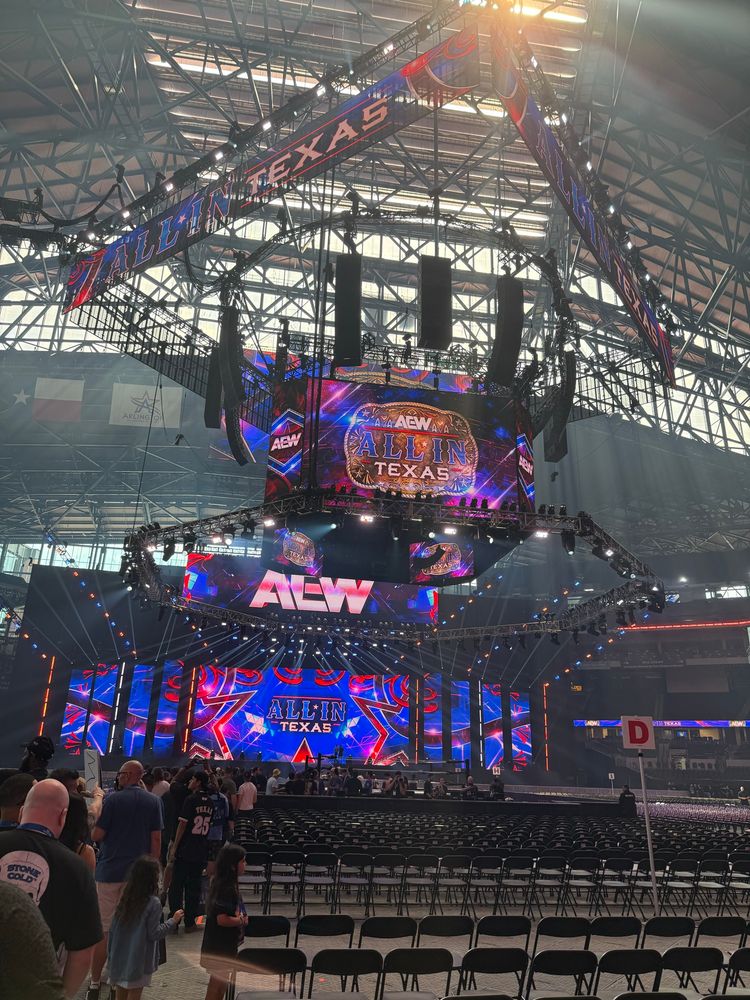 AEW All In Texas Stage