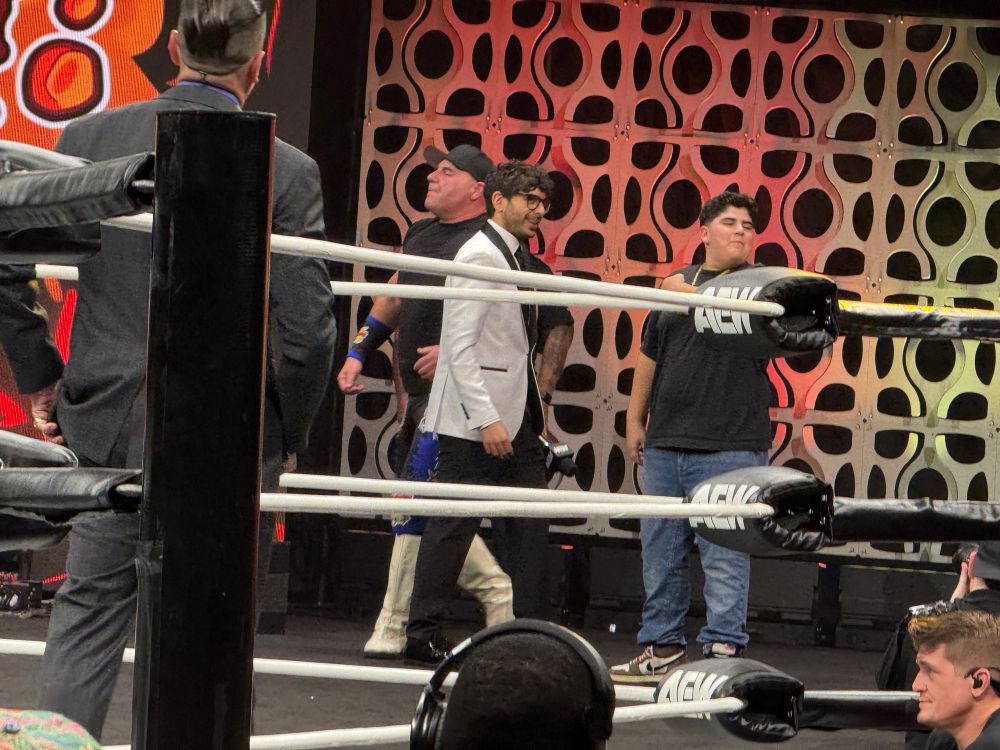 Tony Khan with Big Boom AJ and Big Justice