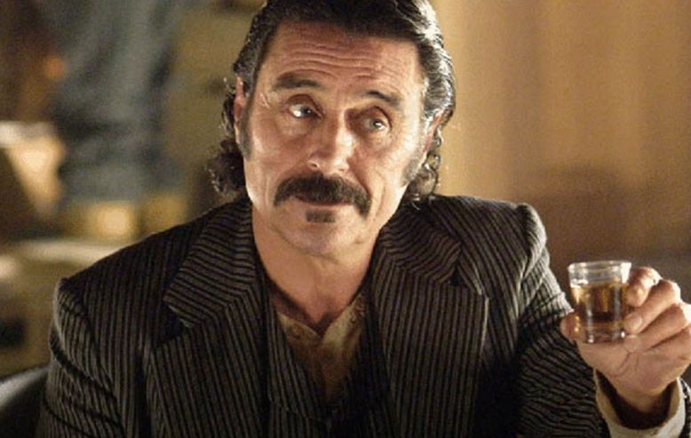 Al Swearengen from Deadwood with a shot.
