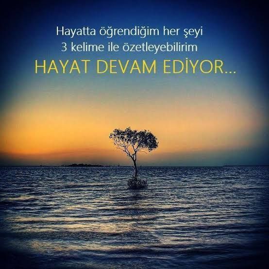 Hayat devam ediyor