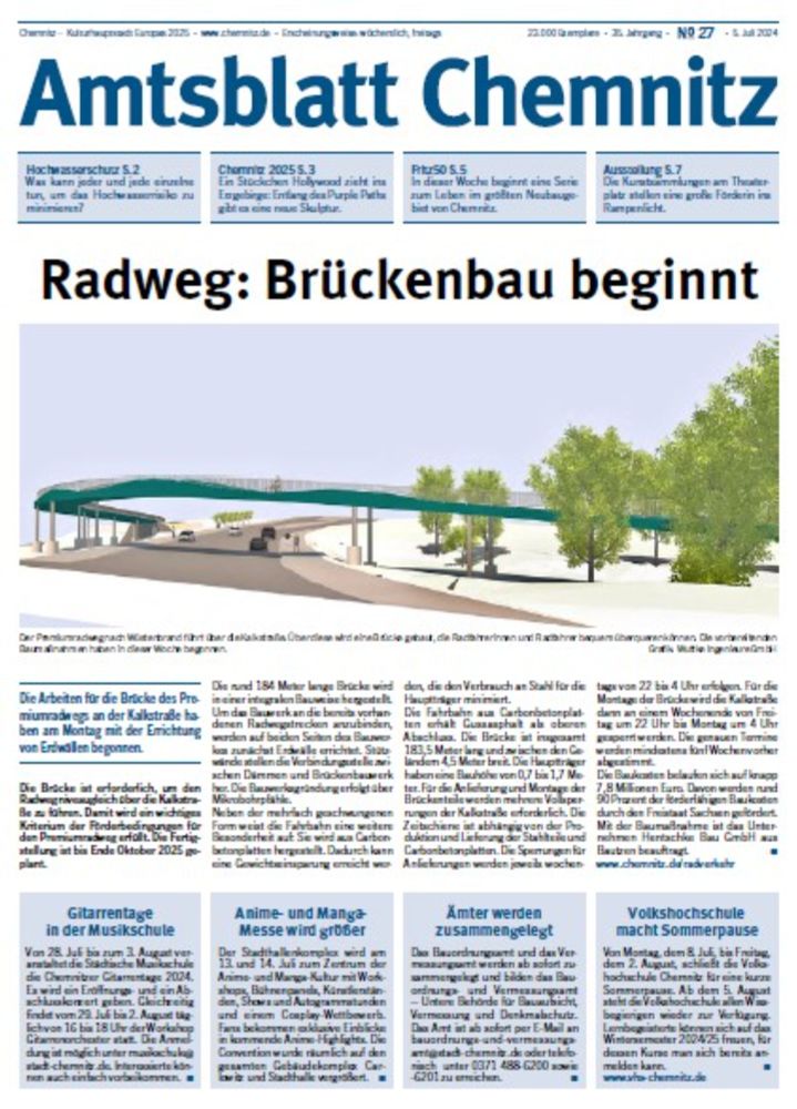 Ausgabe 27/2024 | Stadt Chemnitz