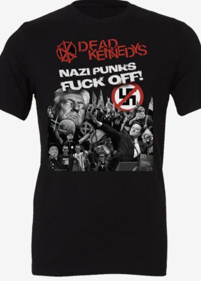 New t-shirt from punk rock faves the Dead Kennedys