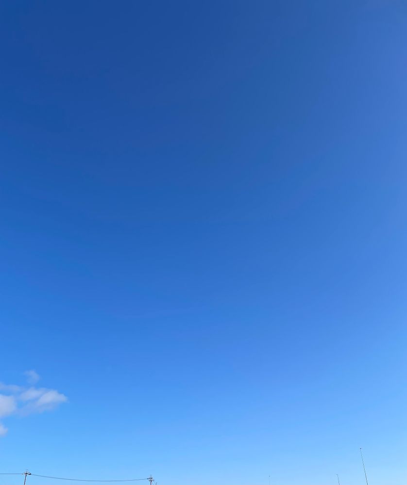 青い空の写真