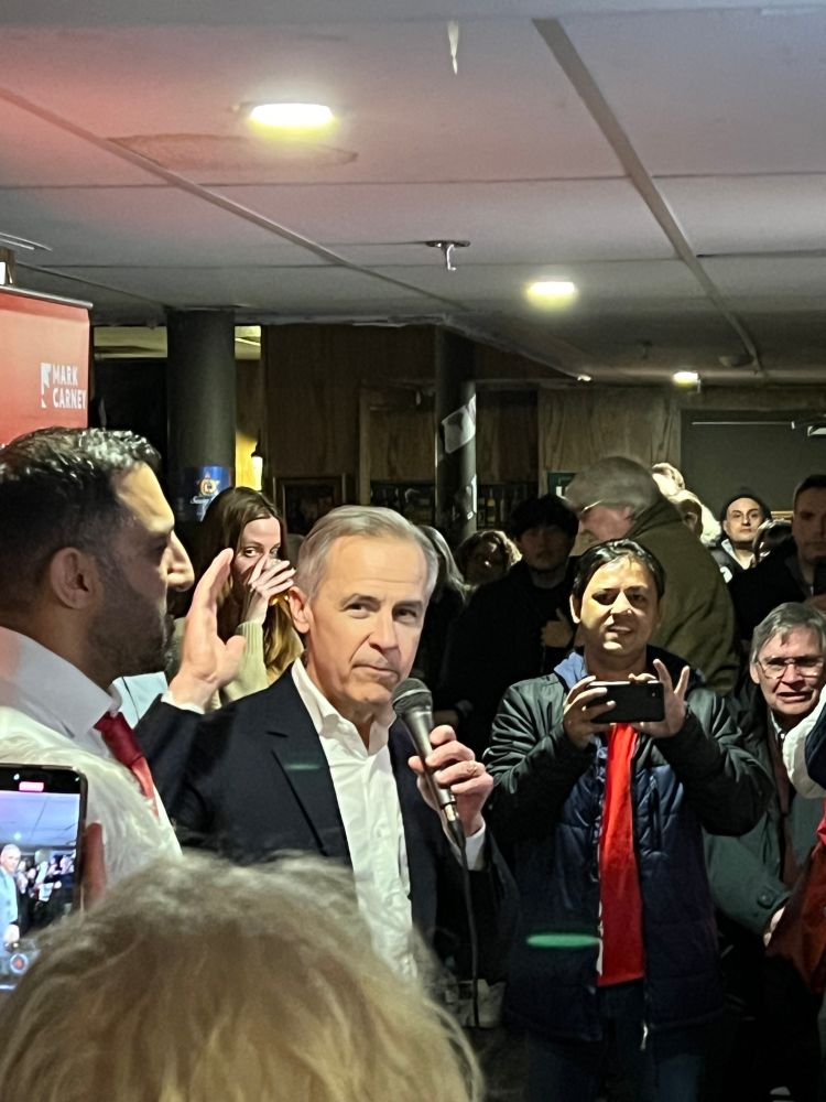 Mark Carney, Saskatoon. February 11, 2025.