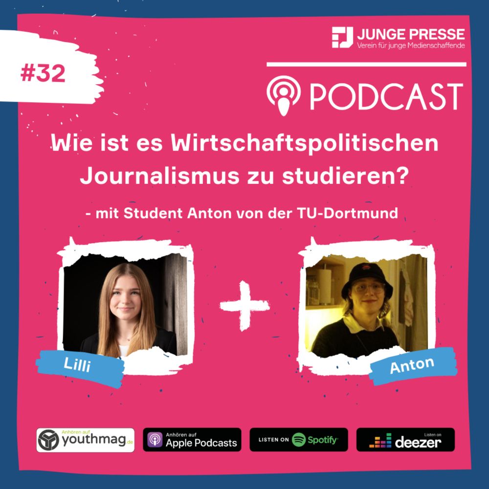 Wie ist es Wirtschaftspolitischen Journalismus zu studieren? - mit Student Anton von der TU-Dortmund