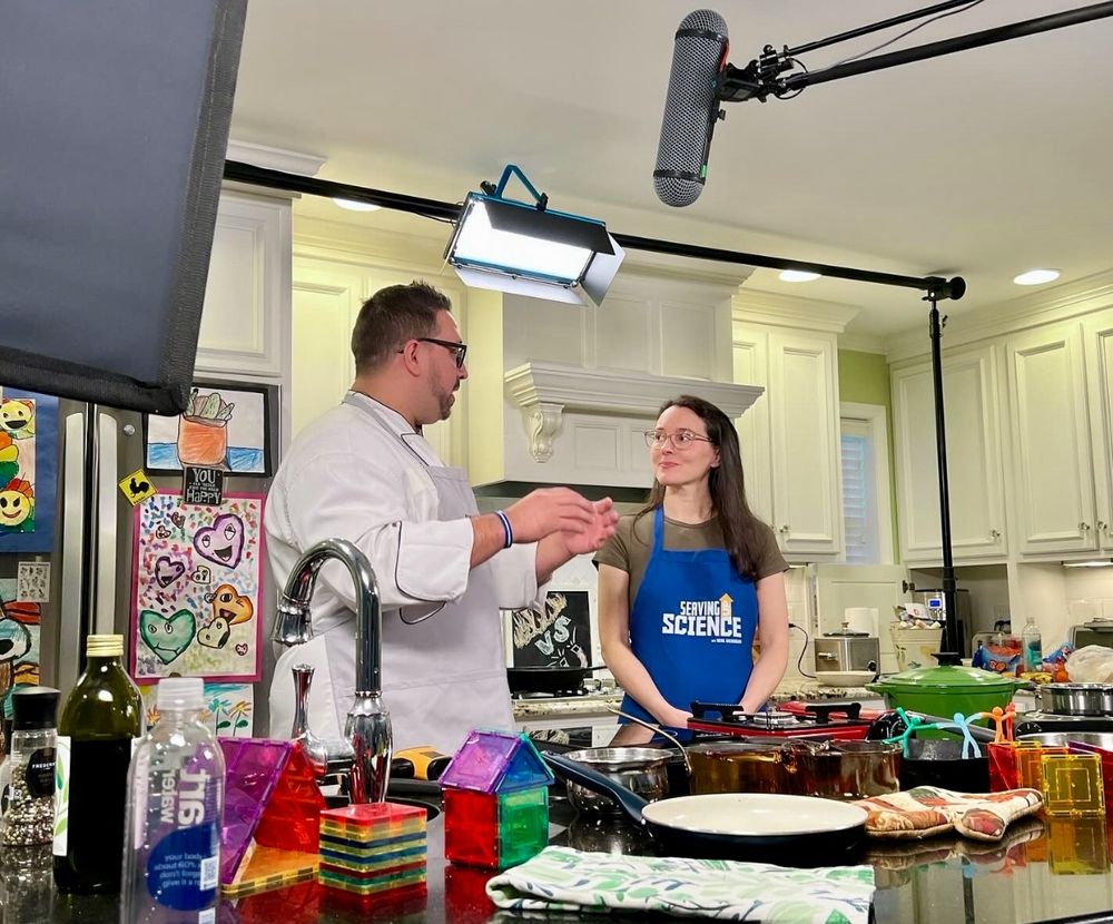 Behind the scenes at Serving Up Science