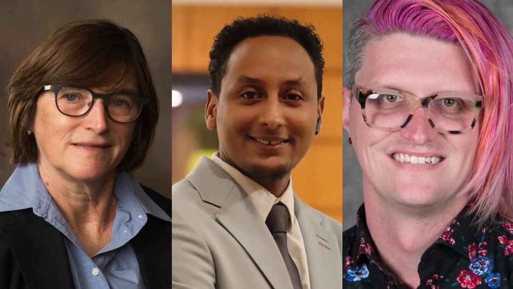 Associate Professor Maria Bonn, Teaching Assistant Professor Haileleol Tibebu, and Assistant Professor Travis L. Wagner