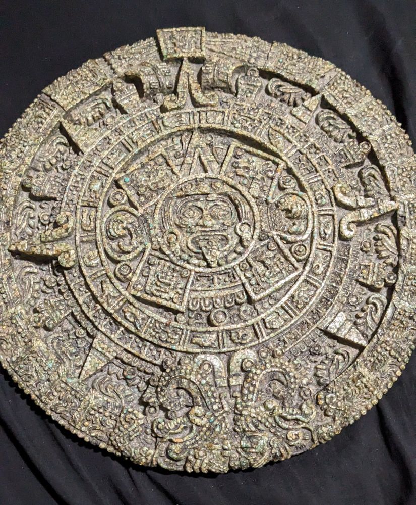 Mayan Stone Calendar cast in Resin
