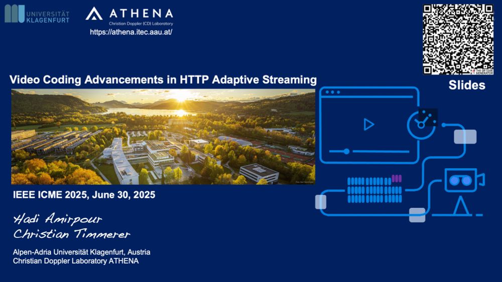 Opening slide for our tutorial on "Video Coding Advancements in HTTP Adaptive Streaming" at IEEE ICME 2025