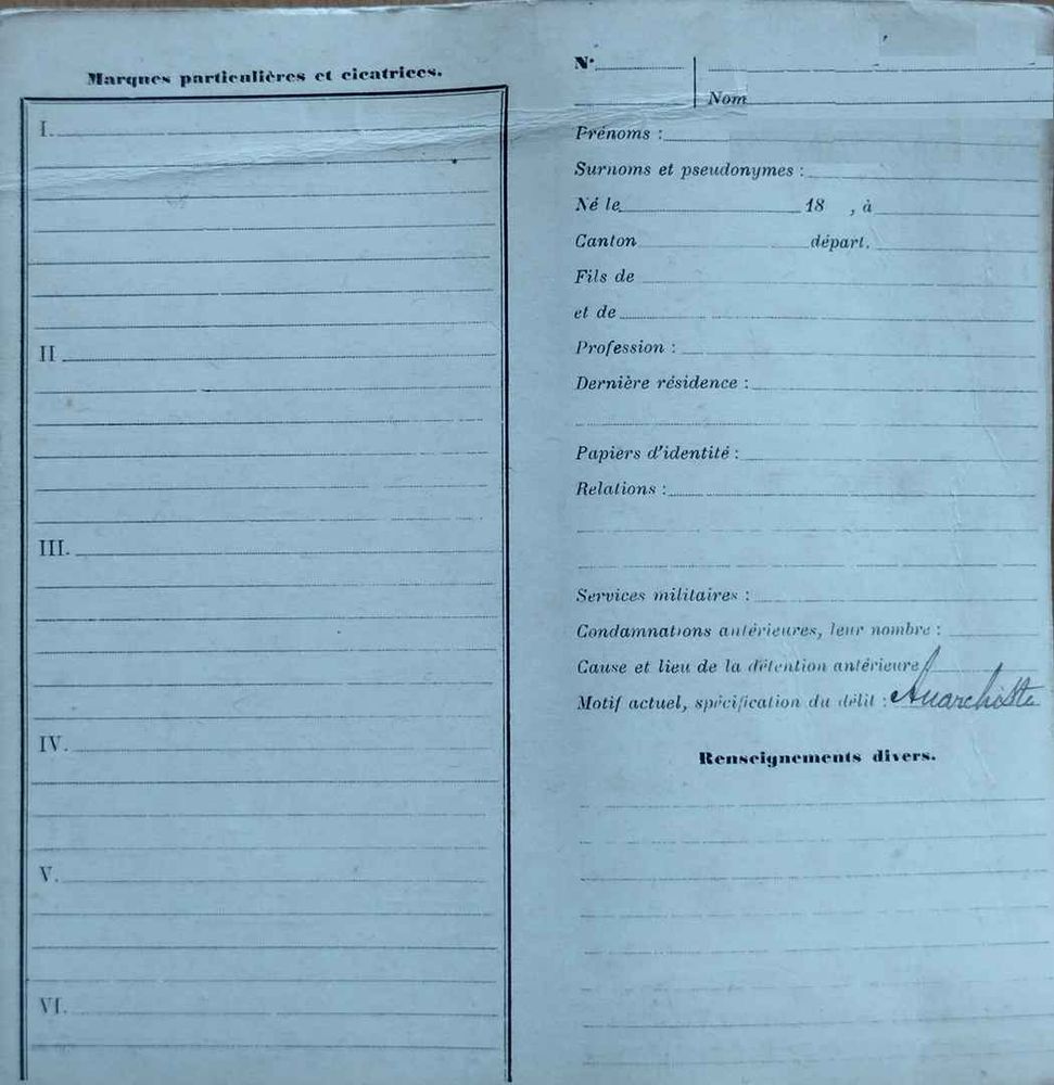 CREMONA Jean, cordonnier, anarchiste italien réfugié à Genève