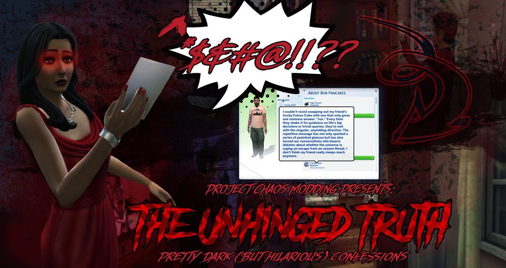 The Unhinged Truth, new Sims 4 mod by Shino Nox and NeedCoffee4That