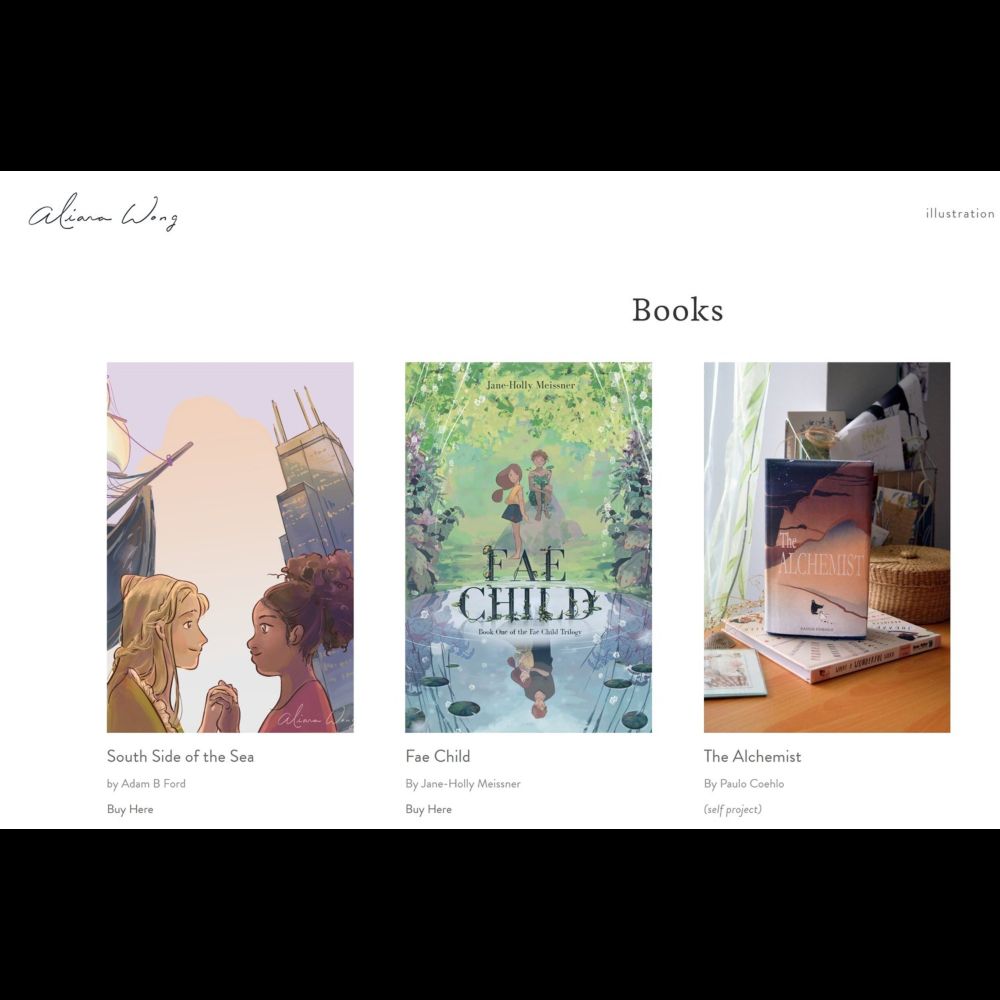 Books — Aliana Wong