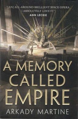 Cover design for A Memory Called Empire by Arkady Martine