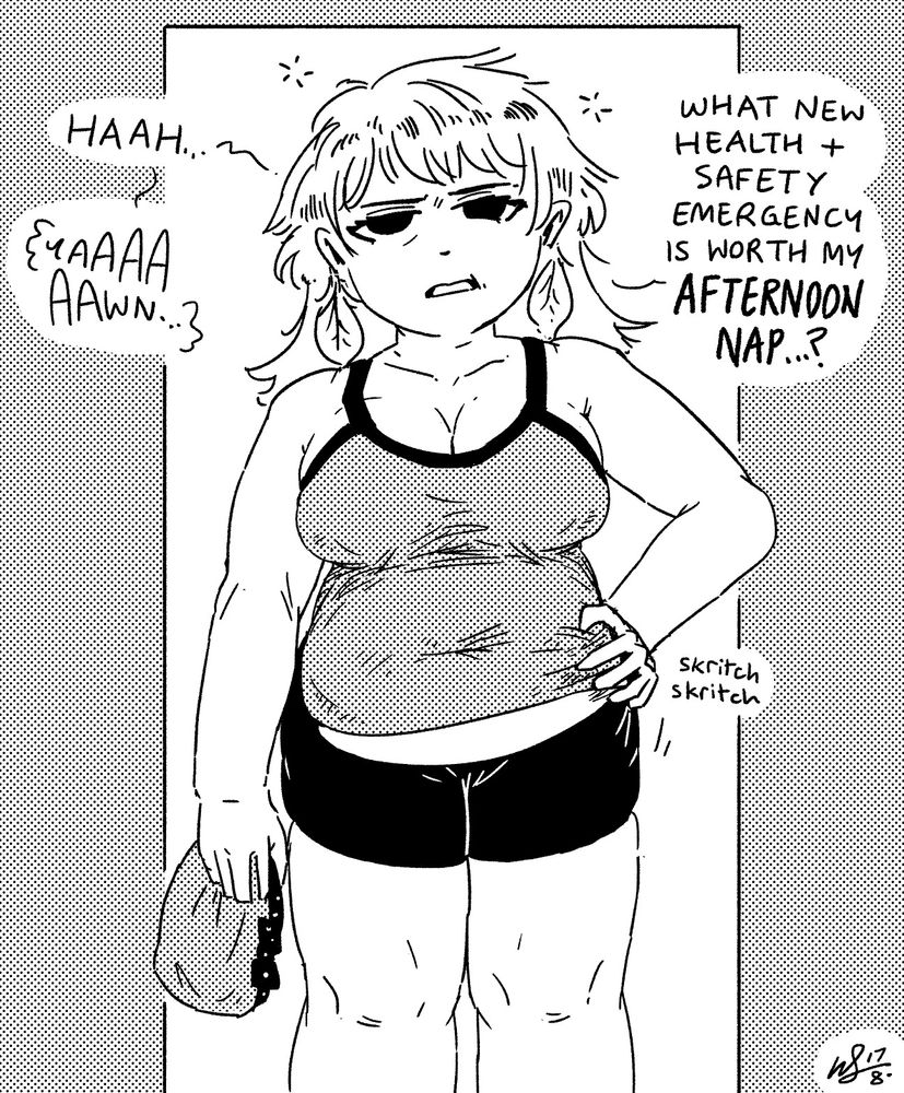 K*ARA: "haah..." *yaaAAAAwn...* "what new health + safety emergency is worth my AFTERNOON NAP...?"