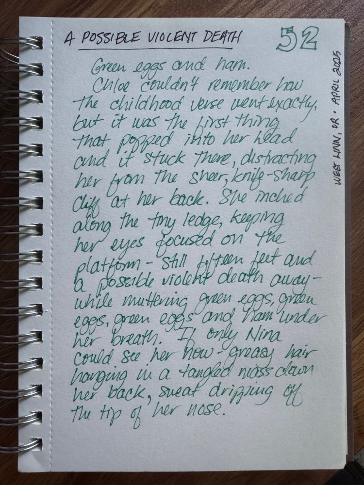 Tiny Tales #52: A Possible Violent Death