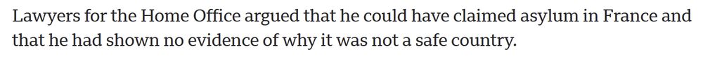 Launching the first legal challenge against the deal in the High Court in London, his lawyers successfully argued he needed more time to present evidence that he might have been the victim of modern day slavery.