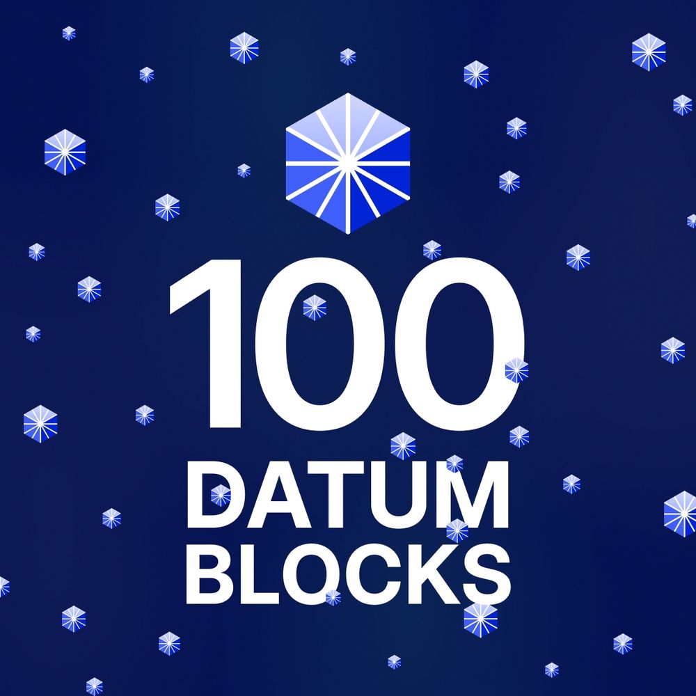 100 DATUM BLOCKS