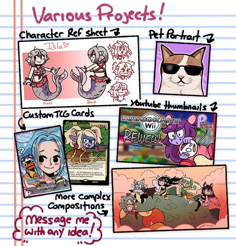 Various Projects examples!
I am always down for new ideas, so message me with anything you're interested in!