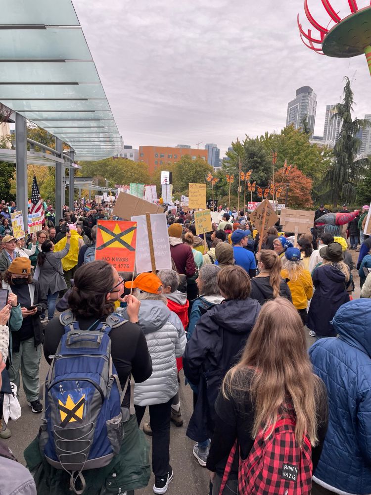 protest march no kings seattle