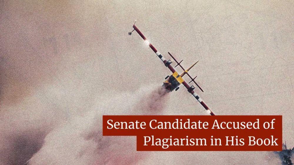 Senate Candidate Accused of Plagiarism in His Book - Plagiarism Today