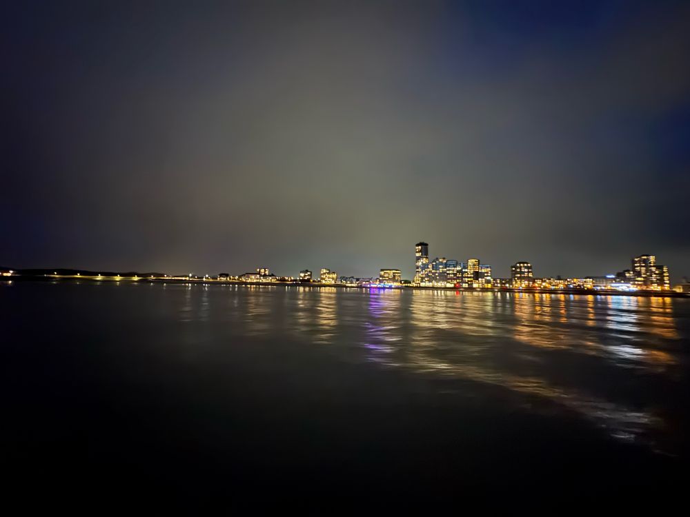 Boulevard Vlissingen in de avond 