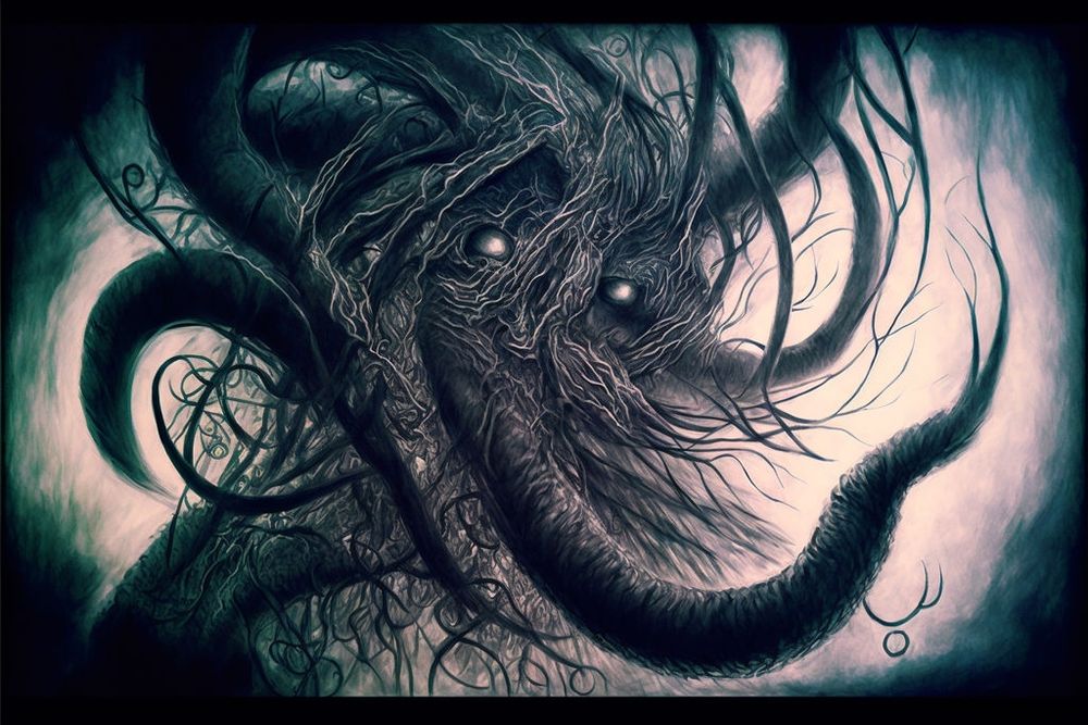 A picture of something rather otherworldly and off