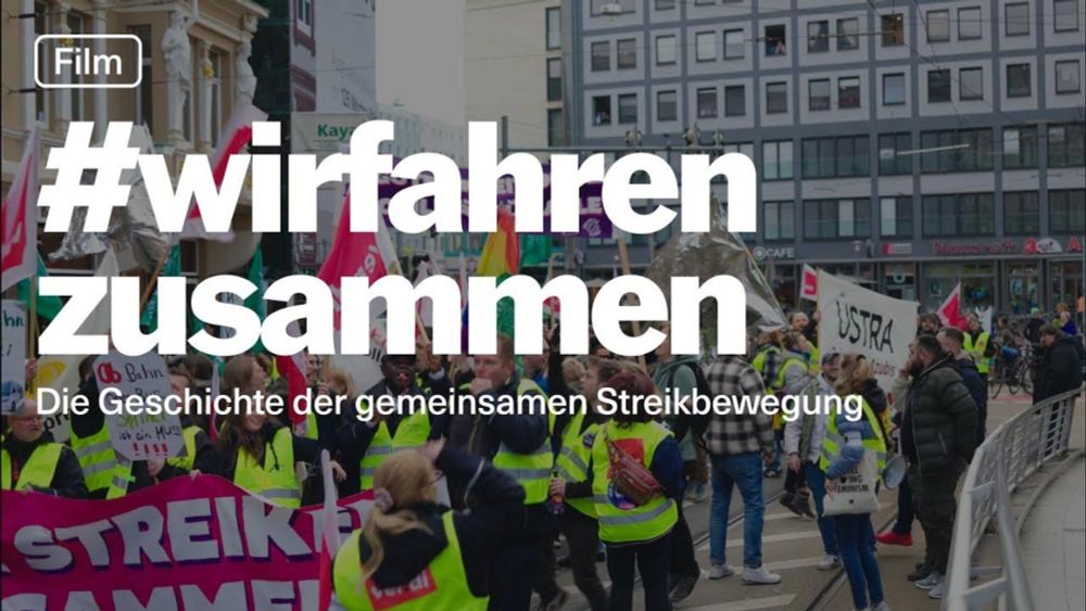 Wir fahren zusammen! Geschichte einer Streikbewegung @FridaysForFutureDE @verdigewerkschaft