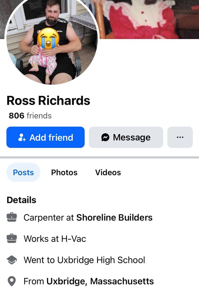 Ross Richards facebook profile