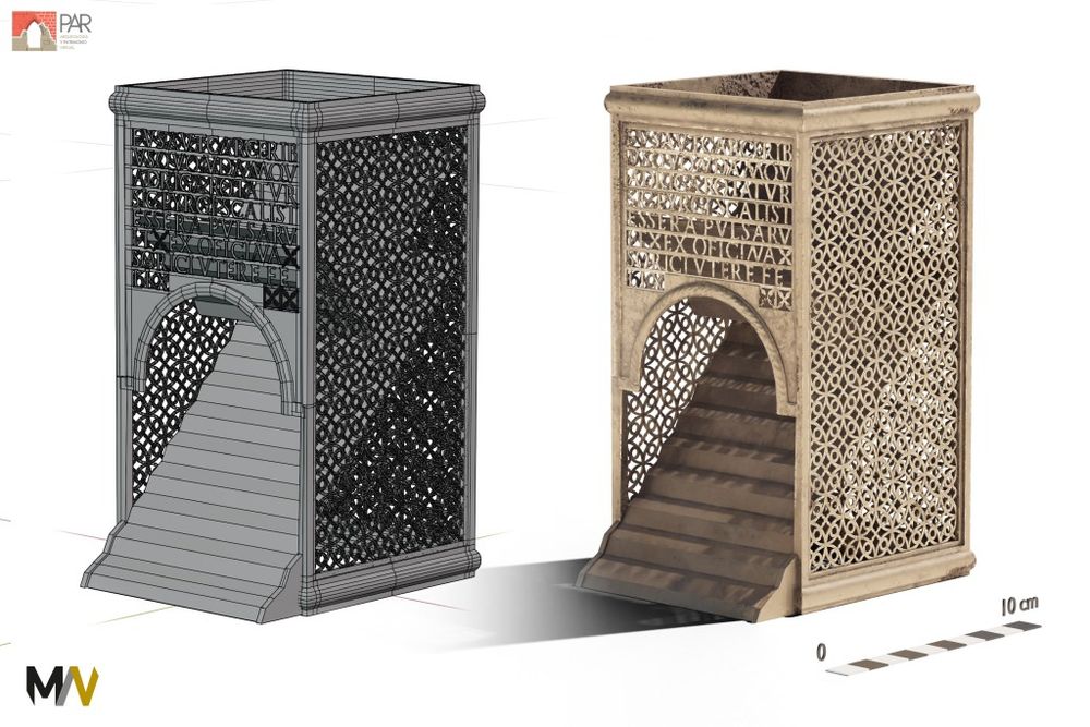 3D reconstruction of the Pyrgus of Chaves. Done by PAR Aqueologia y Patrimonio Virtual