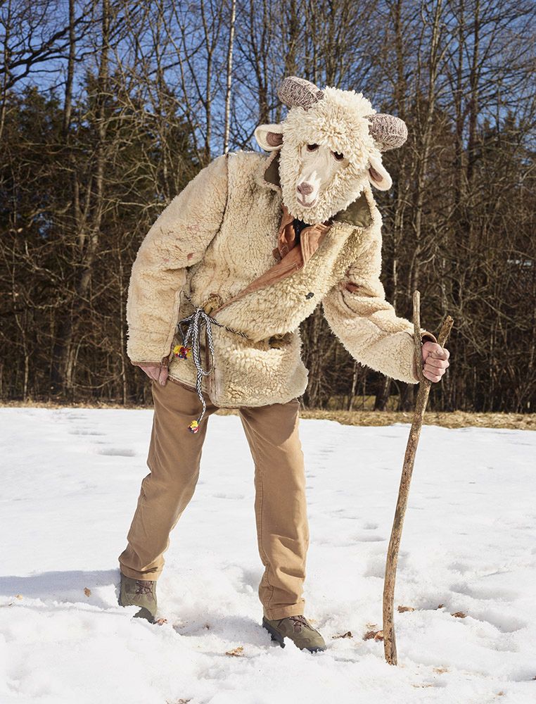Sheep costume from Lithuania.