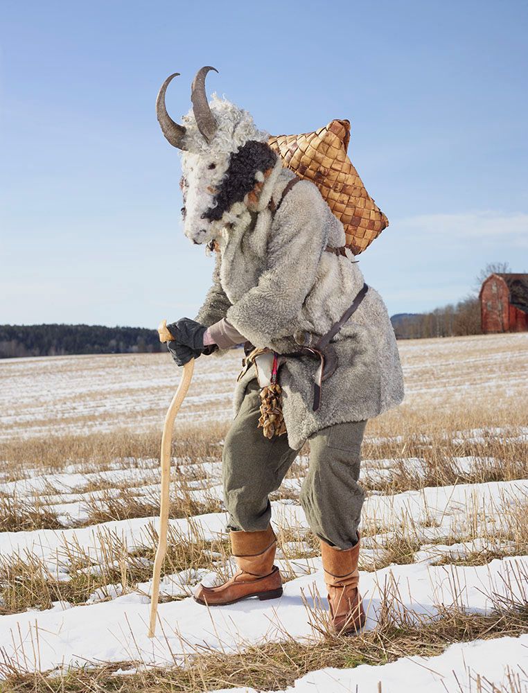 Anthropomorphic costume from Sweden.