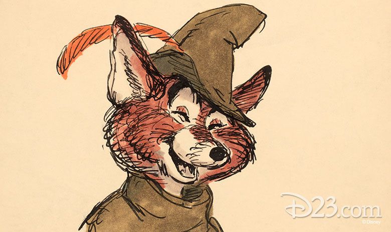 Concept art for Disney's Robin Hood (1973)