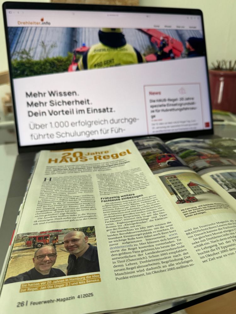Bild der Beitragsseiten im Feuerwehr-Magazin