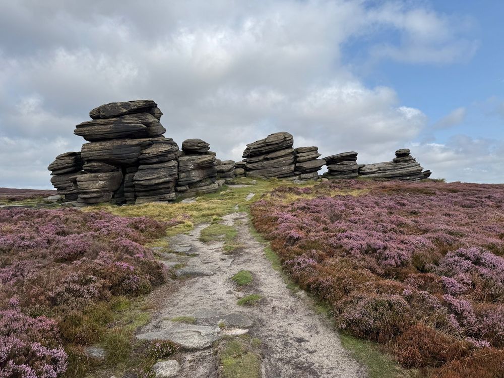 The Wheelstones rocks on top of Derwent Edge