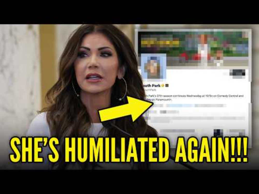 South Park’s Response to Noem Just HUMILIATED Her AGAIN